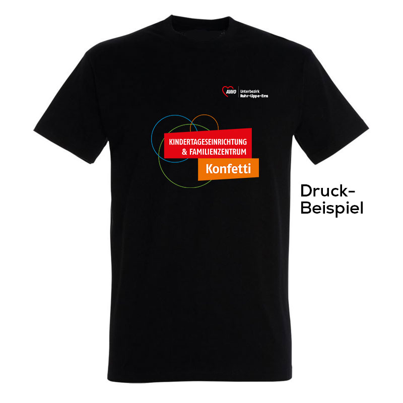 Herren Basic T-Shirt Kita I AWO Ruhr-Lippe-Ems – Bild 2